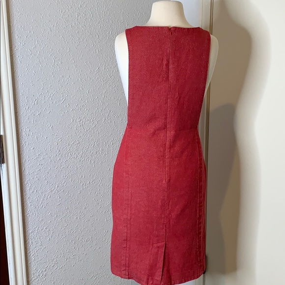Kate Spade Saturday Apron red vintage Dress size 2 - Picture 8 of 15
